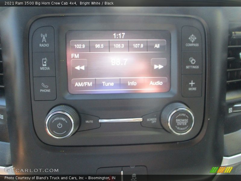 Bright White / Black 2021 Ram 3500 Big Horn Crew Cab 4x4