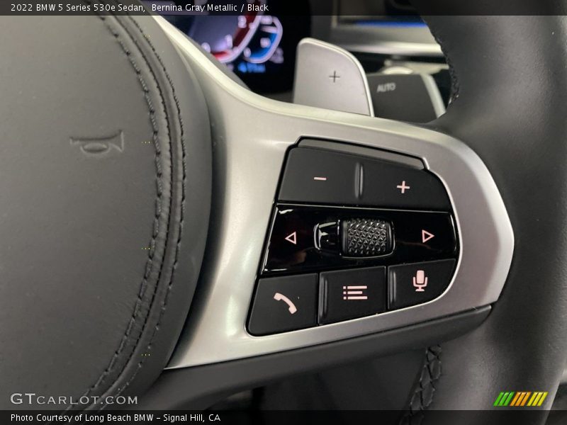 Bernina Gray Metallic / Black 2022 BMW 5 Series 530e Sedan