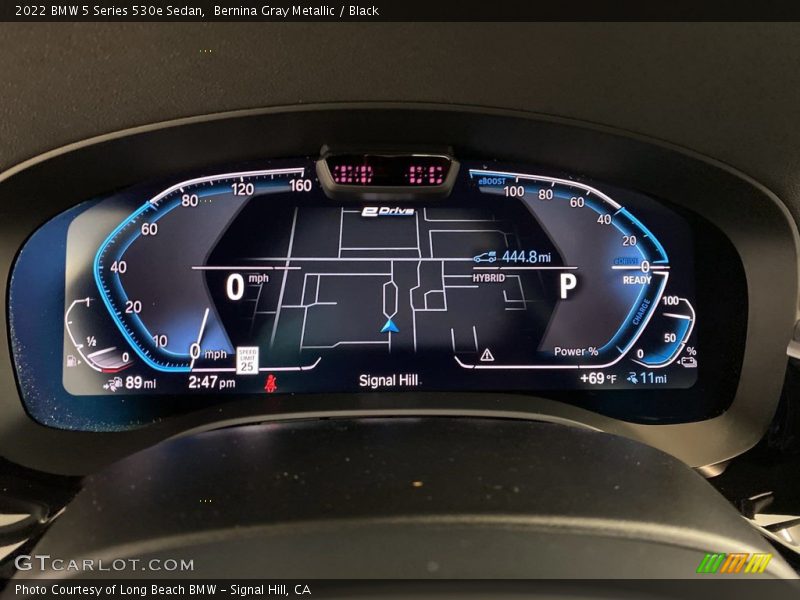 Bernina Gray Metallic / Black 2022 BMW 5 Series 530e Sedan