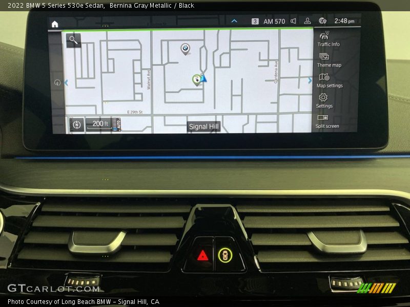 Bernina Gray Metallic / Black 2022 BMW 5 Series 530e Sedan