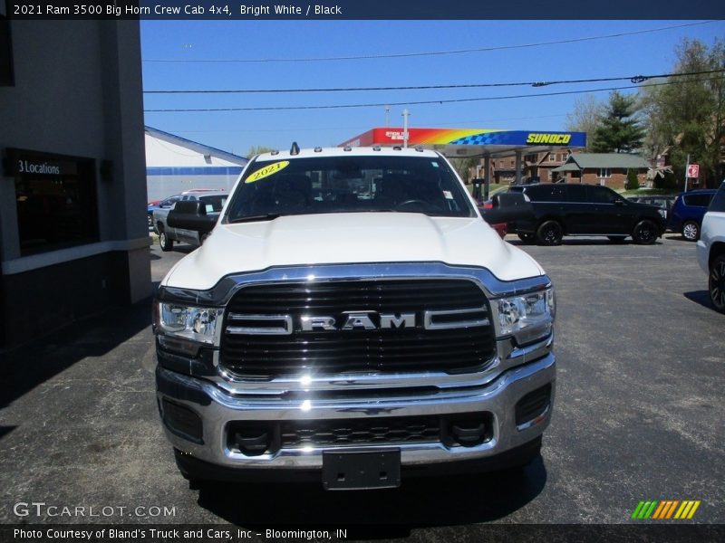 Bright White / Black 2021 Ram 3500 Big Horn Crew Cab 4x4