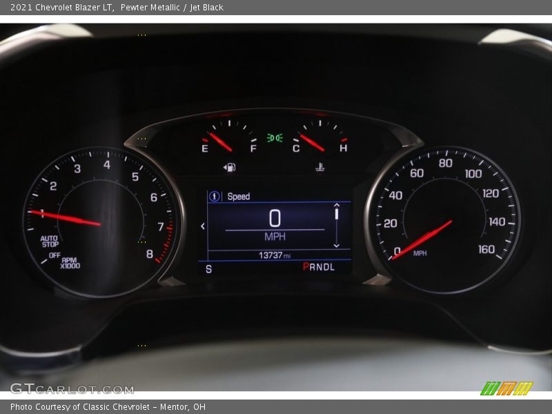 Pewter Metallic / Jet Black 2021 Chevrolet Blazer LT