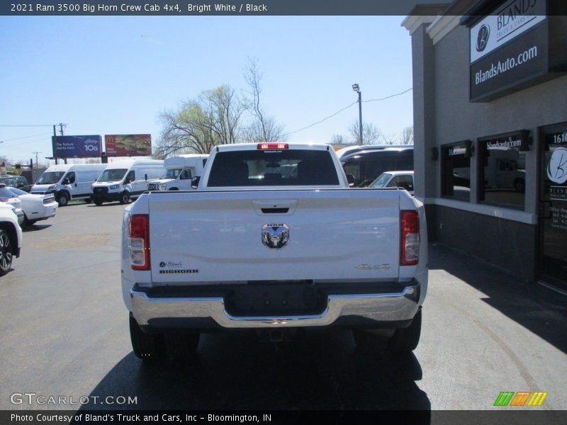 Bright White / Black 2021 Ram 3500 Big Horn Crew Cab 4x4