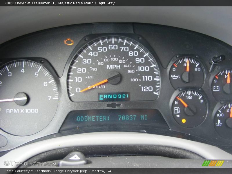 Majestic Red Metallic / Light Gray 2005 Chevrolet TrailBlazer LT