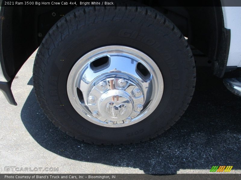 Bright White / Black 2021 Ram 3500 Big Horn Crew Cab 4x4