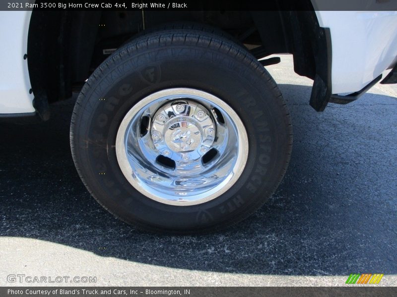 Bright White / Black 2021 Ram 3500 Big Horn Crew Cab 4x4