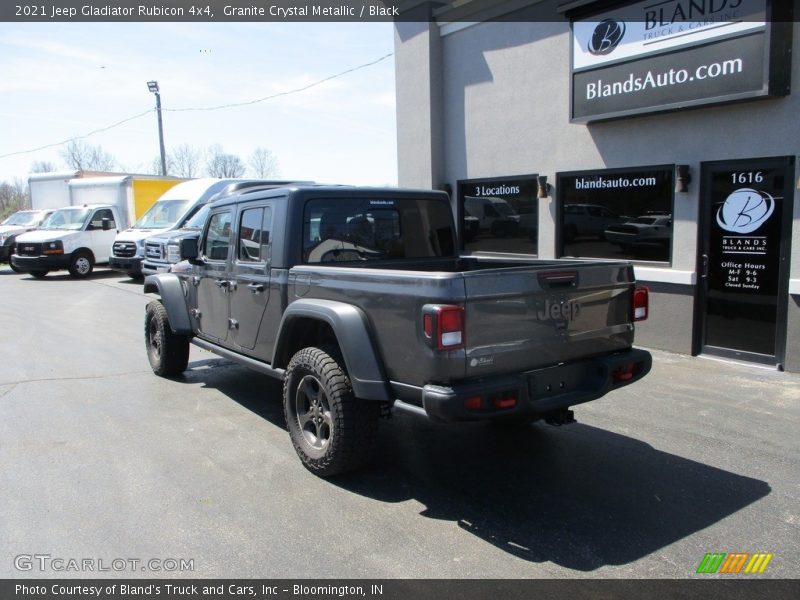 Granite Crystal Metallic / Black 2021 Jeep Gladiator Rubicon 4x4