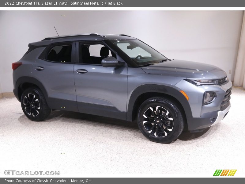 Satin Steel Metallic / Jet Black 2022 Chevrolet TrailBlazer LT AWD