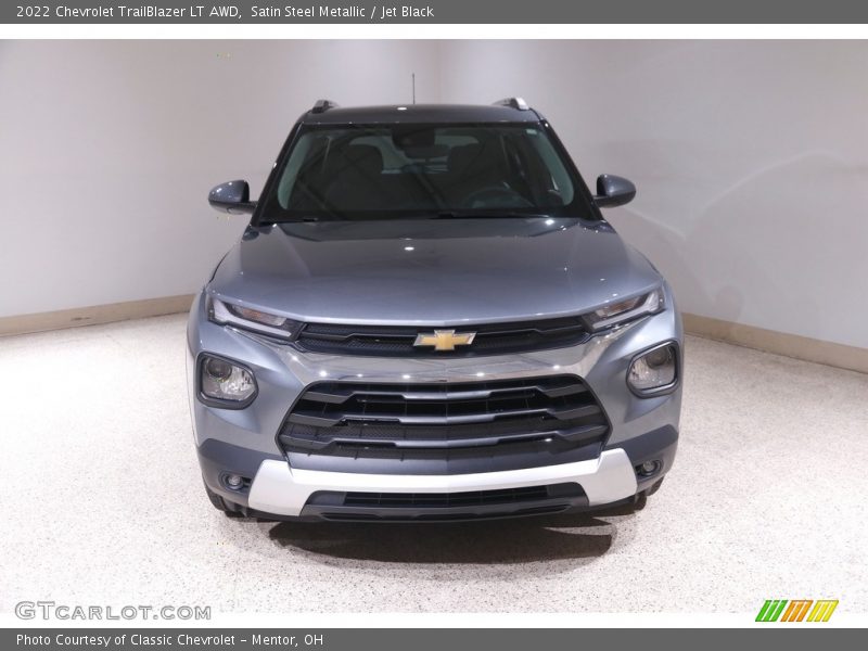 Satin Steel Metallic / Jet Black 2022 Chevrolet TrailBlazer LT AWD
