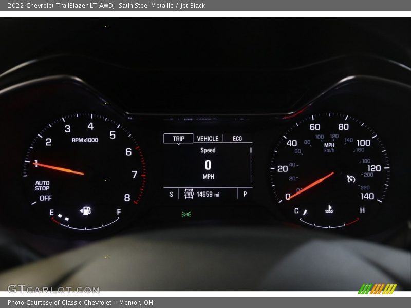 Satin Steel Metallic / Jet Black 2022 Chevrolet TrailBlazer LT AWD