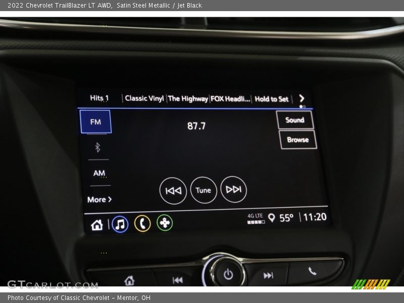 Satin Steel Metallic / Jet Black 2022 Chevrolet TrailBlazer LT AWD