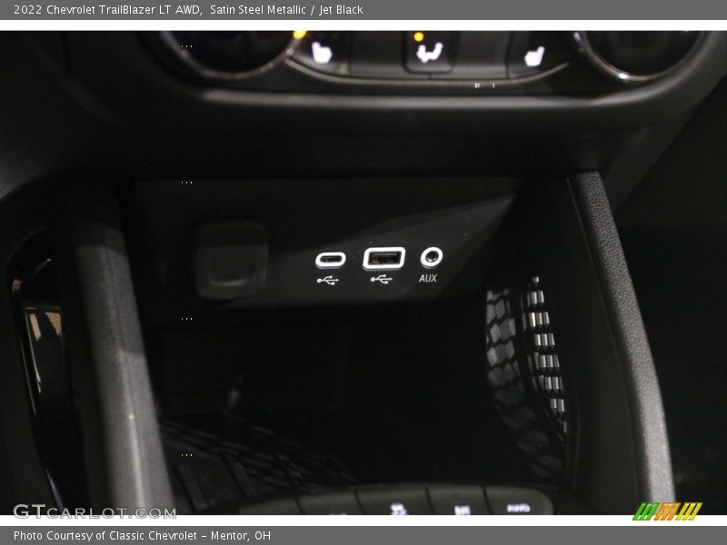 Satin Steel Metallic / Jet Black 2022 Chevrolet TrailBlazer LT AWD