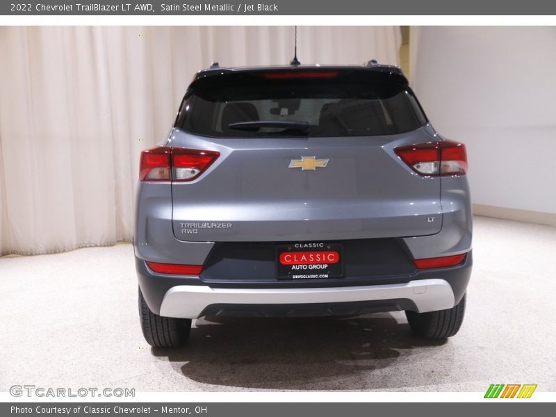 Satin Steel Metallic / Jet Black 2022 Chevrolet TrailBlazer LT AWD