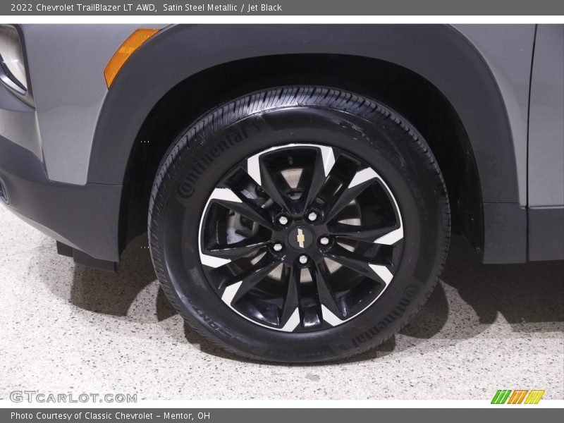 Satin Steel Metallic / Jet Black 2022 Chevrolet TrailBlazer LT AWD