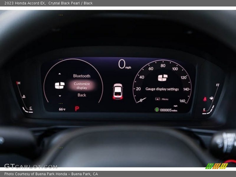  2023 Accord EX EX Gauges