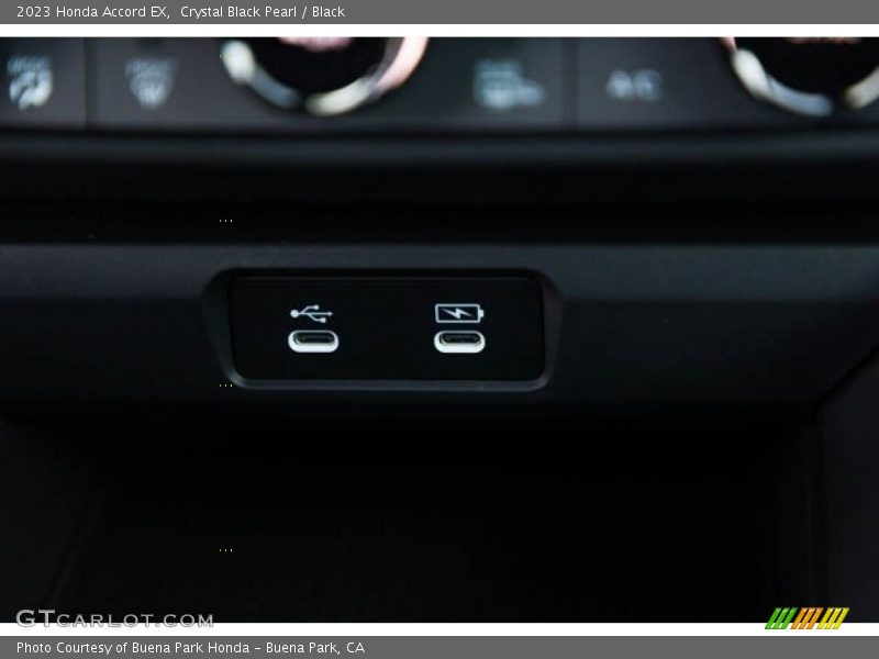 Crystal Black Pearl / Black 2023 Honda Accord EX
