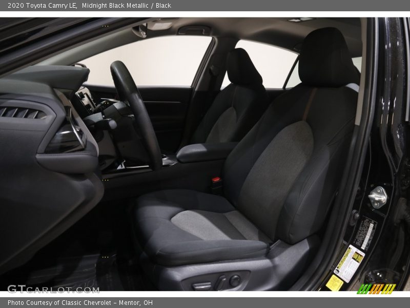 Midnight Black Metallic / Black 2020 Toyota Camry LE