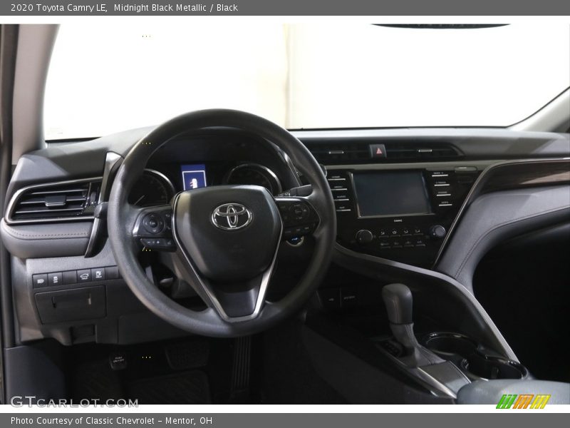 Midnight Black Metallic / Black 2020 Toyota Camry LE