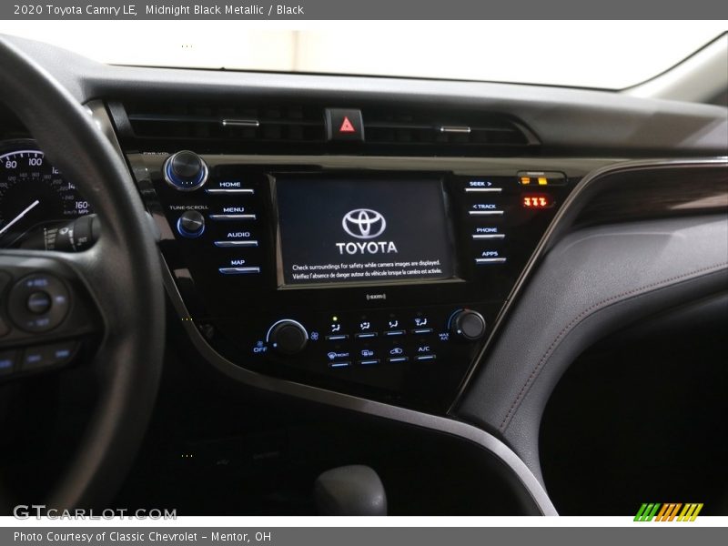 Midnight Black Metallic / Black 2020 Toyota Camry LE