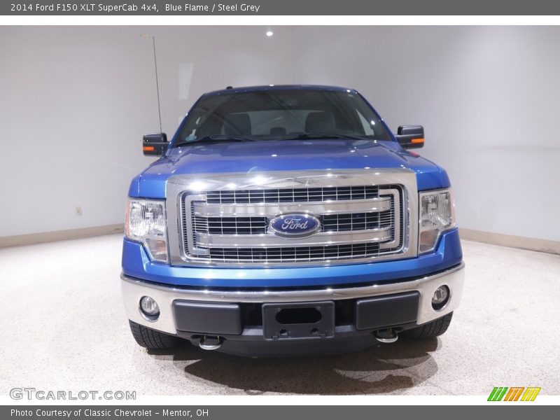 Blue Flame / Steel Grey 2014 Ford F150 XLT SuperCab 4x4