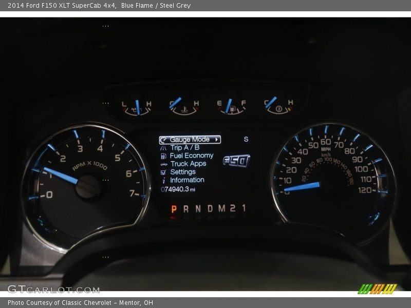 Blue Flame / Steel Grey 2014 Ford F150 XLT SuperCab 4x4