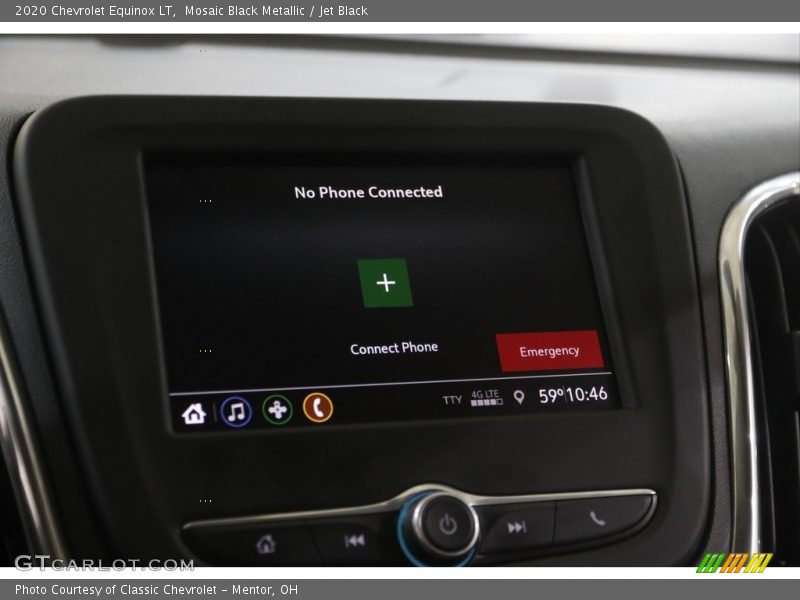 Mosaic Black Metallic / Jet Black 2020 Chevrolet Equinox LT