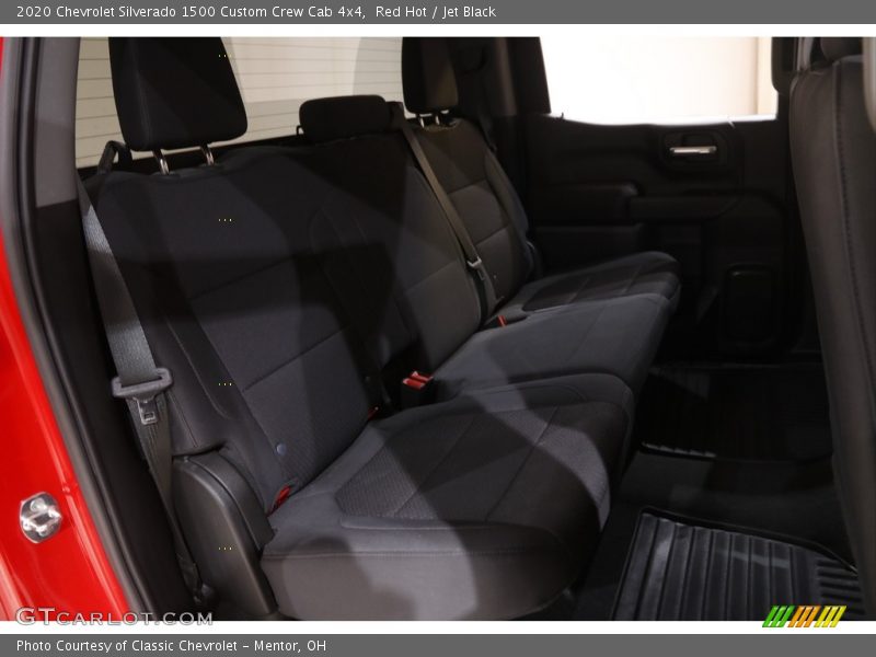 Red Hot / Jet Black 2020 Chevrolet Silverado 1500 Custom Crew Cab 4x4