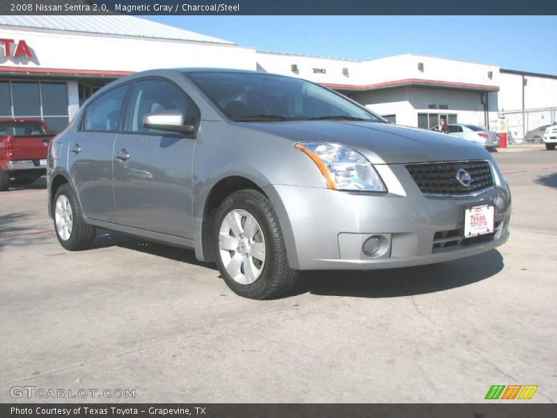 Magnetic Gray / Charcoal/Steel 2008 Nissan Sentra 2.0