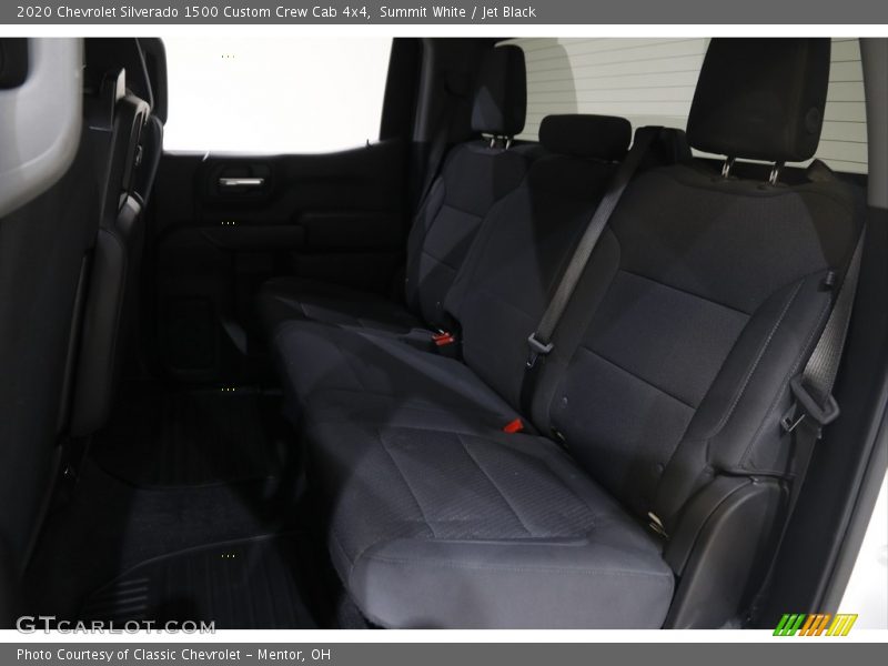 Summit White / Jet Black 2020 Chevrolet Silverado 1500 Custom Crew Cab 4x4
