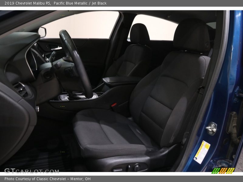 Pacific Blue Metallic / Jet Black 2019 Chevrolet Malibu RS
