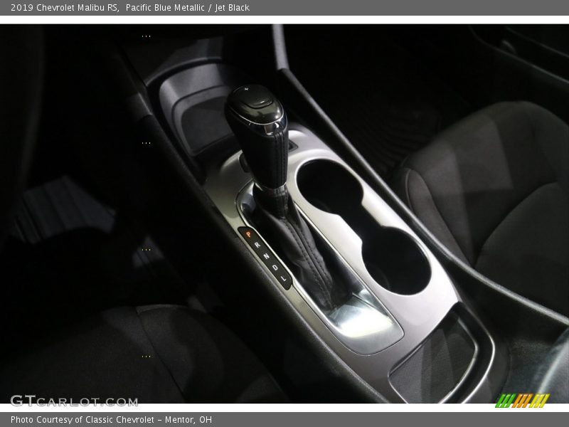 Pacific Blue Metallic / Jet Black 2019 Chevrolet Malibu RS