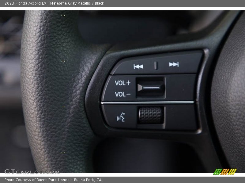 Meteorite Gray Metallic / Black 2023 Honda Accord EX