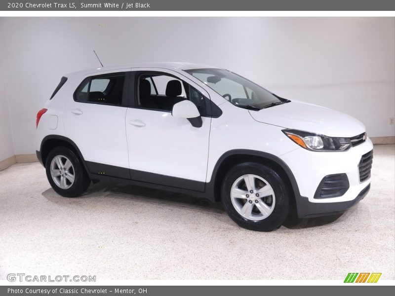 Summit White / Jet Black 2020 Chevrolet Trax LS