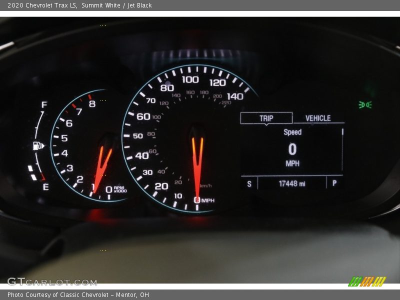 Summit White / Jet Black 2020 Chevrolet Trax LS