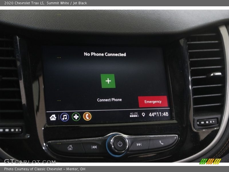 Summit White / Jet Black 2020 Chevrolet Trax LS