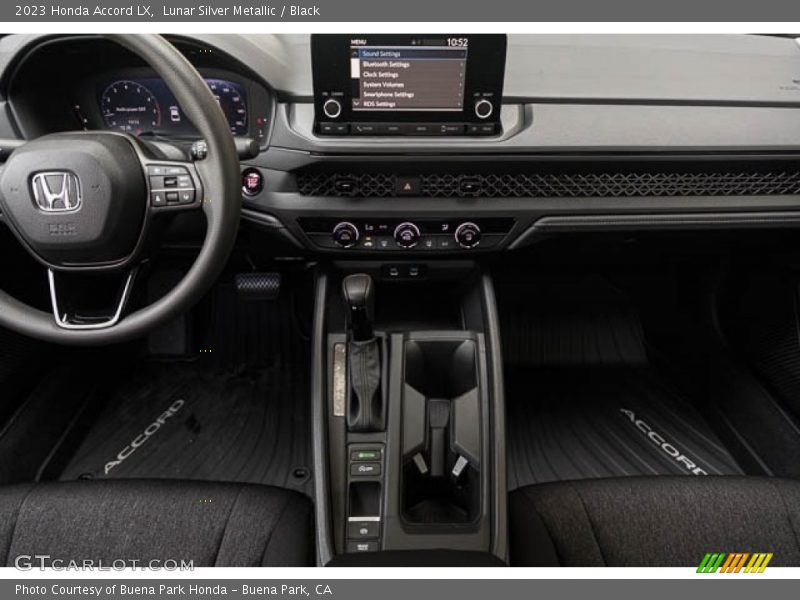 Dashboard of 2023 Accord LX