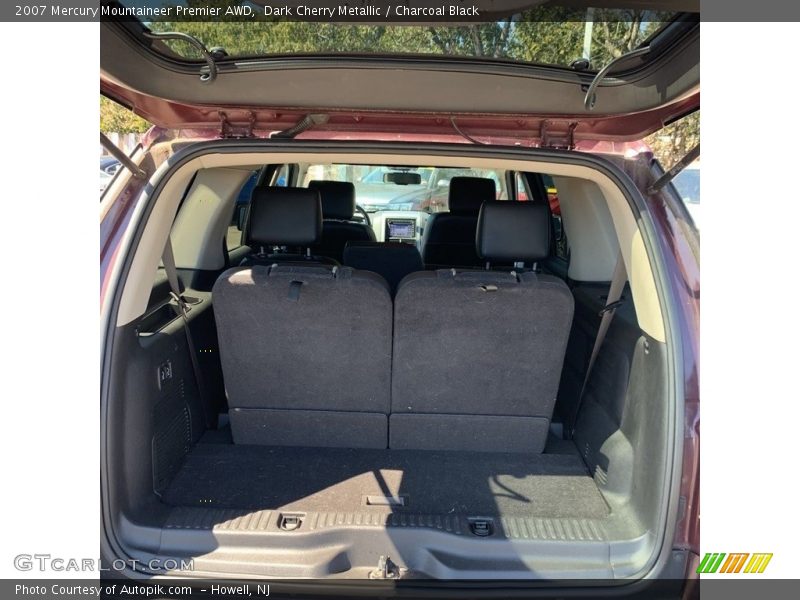 Dark Cherry Metallic / Charcoal Black 2007 Mercury Mountaineer Premier AWD