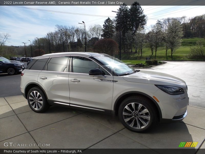  2022 Corsair Reserve AWD Ceramic Pearl Metallic Tri-Coat