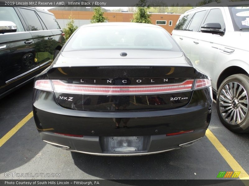 Infinite Black / Ebony 2019 Lincoln MKZ Reserve I AWD