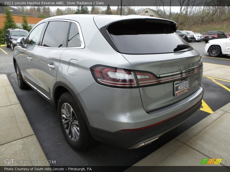 Silver Radiance / Slate 2021 Lincoln Nautilus Reserve AWD