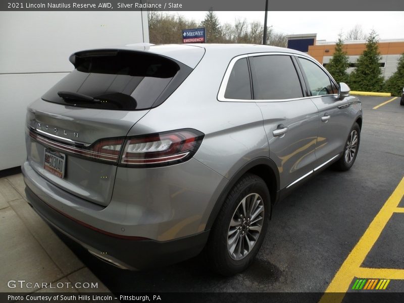 Silver Radiance / Slate 2021 Lincoln Nautilus Reserve AWD