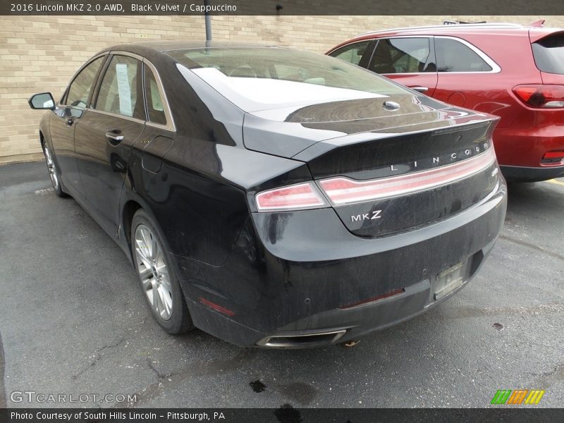 Black Velvet / Cappuccino 2016 Lincoln MKZ 2.0 AWD