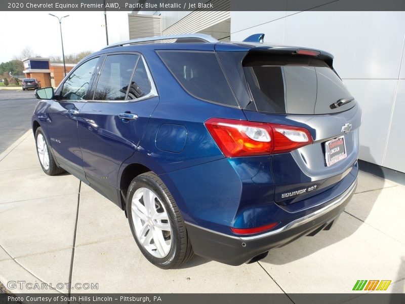 Pacific Blue Metallic / Jet Black 2020 Chevrolet Equinox Premier AWD