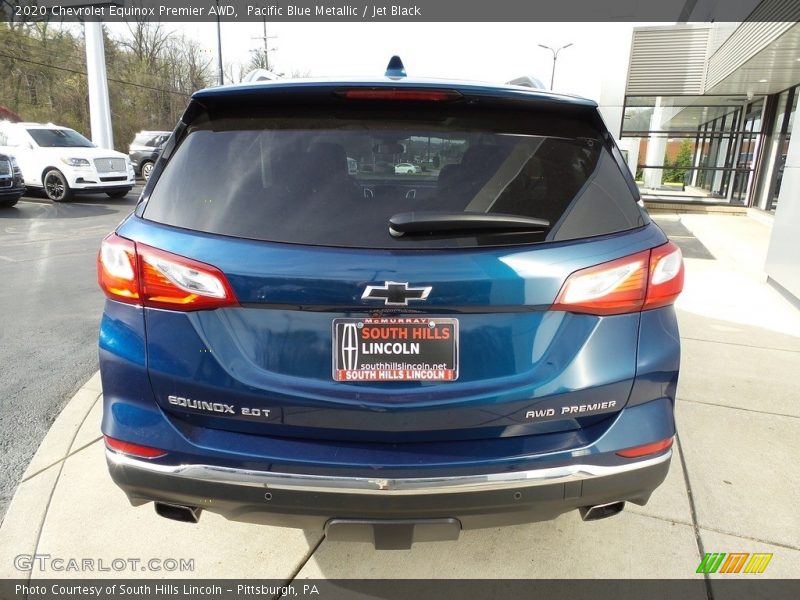 Pacific Blue Metallic / Jet Black 2020 Chevrolet Equinox Premier AWD