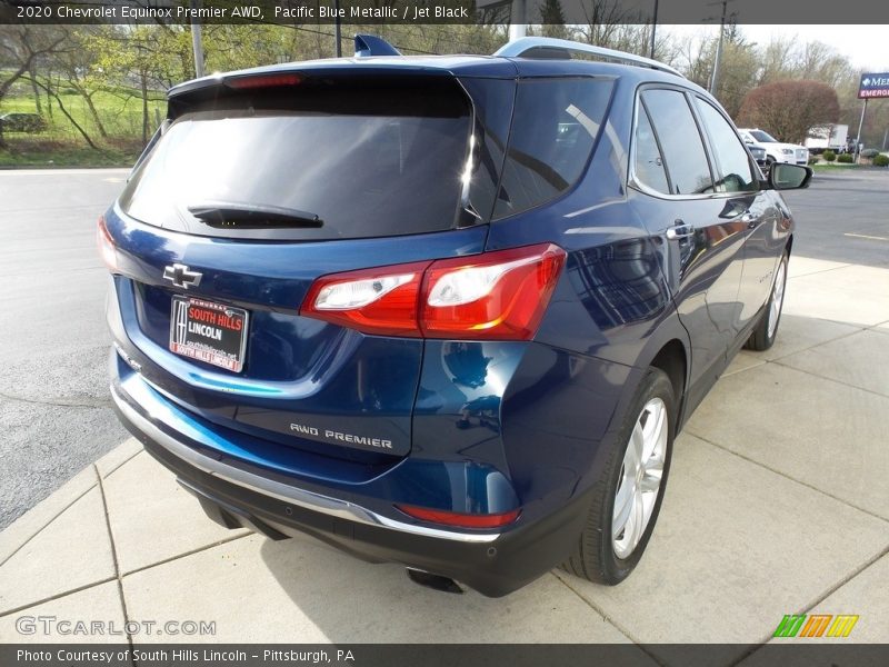 Pacific Blue Metallic / Jet Black 2020 Chevrolet Equinox Premier AWD