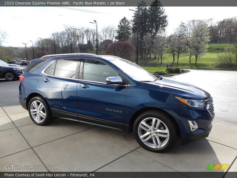Pacific Blue Metallic / Jet Black 2020 Chevrolet Equinox Premier AWD