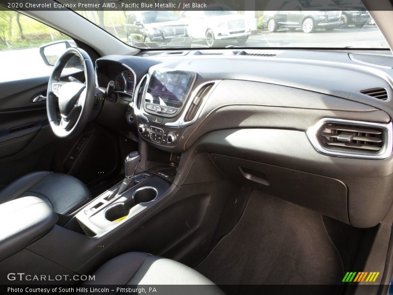 Pacific Blue Metallic / Jet Black 2020 Chevrolet Equinox Premier AWD