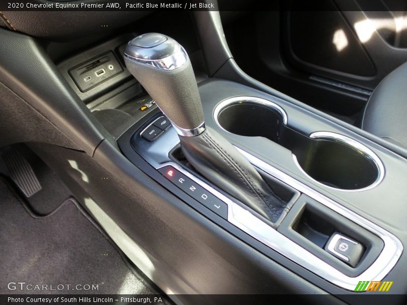 Pacific Blue Metallic / Jet Black 2020 Chevrolet Equinox Premier AWD