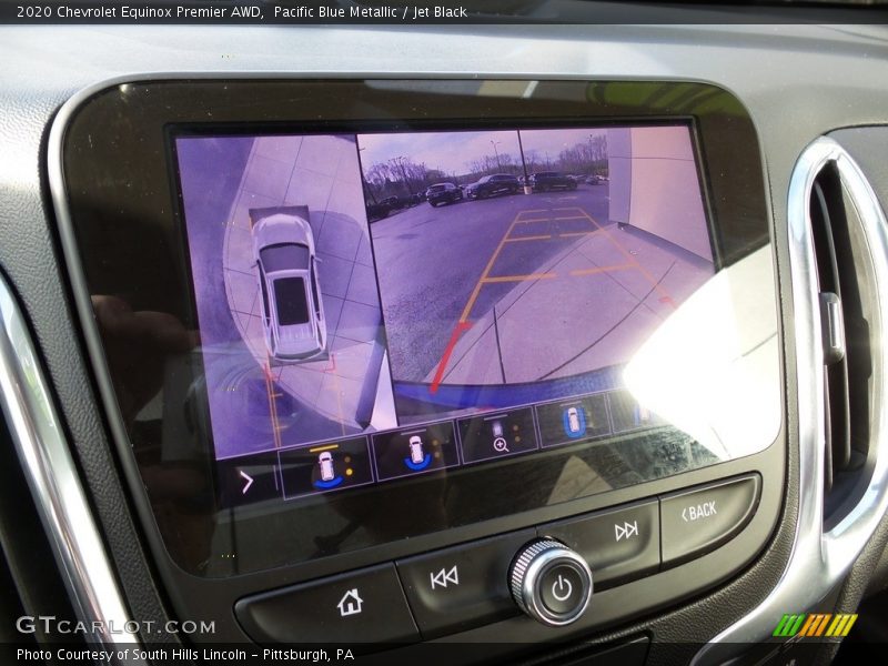 Pacific Blue Metallic / Jet Black 2020 Chevrolet Equinox Premier AWD