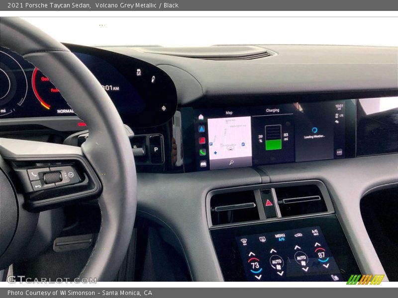 Dashboard of 2021 Taycan Sedan